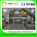 Dura-shred waste wood pallet shredder machine in wood recycling line